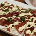 モーリーママ's cooksnap of when they made マグロのユッケ風カルパッチョ.