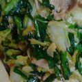 jimi8823's cooksnap of when they made ニラ豚.