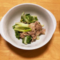 しましまあひる's cooksnap of when they made 簡単♪青菜と豚肉のオイスターソース炒め.