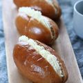 いづみうな's cooksnap of when they made 黒糖はちみつコッペ★ミルククリームサンド.
