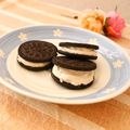 yukki19's cooksnap of when they made NYチーズケーキ風☆オレオサンド☆アイス.