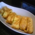 豆柴犬's cooksnap of when they made 残った枝豆を玉子焼きに☆in チーズ入り.