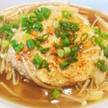 naki1227's cooksnap of when they made 和風きのこあんかけハンバーグ＊ダイエット.