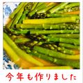 melonty's cooksnap of when they made アスパラガスのみそマリネ.