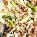aakito's cooksnap of when they made 牛肉とアスパラとじゃがいもオイスター炒め.