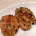 きのこの里味's cooksnap of when they made 一歳〜手づかみ☆野菜入り豆腐ハンバーグ☆.