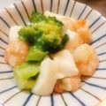 okayu☆'s cooksnap of when they made 塩麹でエビとイカの海鮮炒め　.