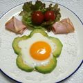 ✯聖夢✯'s cooksnap of when they made フラワーアボガドエッグ～✿.