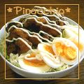 ＊ピノキオ＊'s cooksnap of when they made ☆鳥のから揚げ豪華マヨ丼☆.