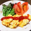 まんまるタマゴ君's cooksnap of when they made 簡単ふわふわ❤鶏むね肉のピカタ♪.