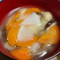 yupi☆★'s cooksnap of when they made カブと椎茸の味噌汁♪.