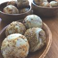 pa___pi_'s cooksnap of when they made たこやき器で簡単!　ごまたっぷりゴマ団子.