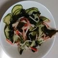 じう630's cooksnap of when they made きゅうりカニカマワカメ酢サラダ.