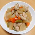 ポンちゃん♡'s cooksnap of when they made 鶏と大根の煮物.