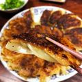 tocoletti's cooksnap of when they made 海老とはんぺんの円盤餃子50個☆タレ2種.