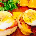 ☆えにママ☆'s cooksnap of when they made かんたんエッグベネティクト.