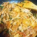 yuzutaro02's cooksnap of when they made 豚キムチ.