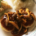 aaaaaaaai's cooksnap of when they made 和風ハンバーグ（きのこソース）.