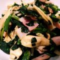 サバ先生's cooksnap of when they made ほうれん草椎茸ベーコンのバター醤油炒め.