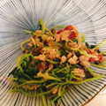 べるりんちゃん's cooksnap of when they made 豆苗とツナと塩昆布の和えたん.