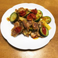 クックP8KGHH☆'s cooksnap of when they made 豚ヒレ肉と夏野菜の蒸し煮.