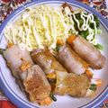 ホワイトあるぱか's cooksnap of when they made いんげんチーズの豚肉巻き.