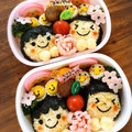 M♡Rママ★'s cooksnap of when they made 先生ありがとう弁当♡卒園キャラ弁.