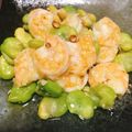 ndkooa's cooksnap of when they made 海老と空豆のペペロンチーノ風.