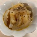 れーちゃん730's cooksnap of when they made 刺身イカのイタリアンカルボナーラ.