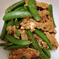 ショコラメロン's cooksnap of when they made 【簡単】中華風スナップエンドウの卵とじ♡.