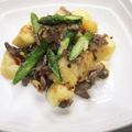 ナッツリ's cooksnap of when they made アスパラガスと新じゃがのペペロン炒め.