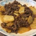 在宅勤務のおじさん's cooksnap of when they made 超簡単!牛肉とじゃが芋の韓国風ピリ辛炒め.