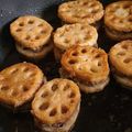 kinufal's cooksnap of when they made シャキっとレンコンのはさみ焼き.