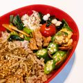 totoha's cooksnap of when they made オクラとベーコンの炒め物.