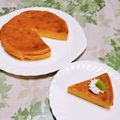 cook3104's cooksnap of when they made 混ぜて焼くだけ　かぼちゃのチーズケーキ.