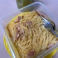 真友耕奈mama's cooksnap of when they made レンジで完成！3人前カルボナーラ.