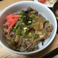 ポパイ☆オリーブ's cooksnap of when they made ポリ袋で湯煎ポリCOOK『パワー牛丼』.