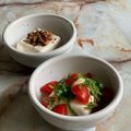 姉ぶた's cooksnap of when they made 変わり冷や奴＊＊オリーブ＆トマト＊＊.