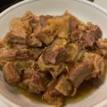 クックPCKCO5☆'s cooksnap of when they made 酒の肴 圧力鍋を使った牛スジの白ワイン煮.