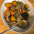 reepop's cooksnap of when they made メインにしっかり味 豚肉とかぼちゃの煮物.