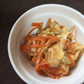 Rionaのおうち飯's cooksnap of when they made さやえんどうと厚揚げの卵とじ♬.
