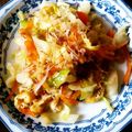 norute's cooksnap of when they made キャベツと人参・油揚げのツナ炒め.