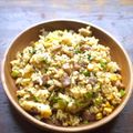 ayusari's cooksnap of when they made 【リメイク】ステーキ翌日は旨味チャーハン.