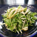 wakamegu's cooksnap of when they made 水菜とちくわの辛子酢みそ和え.