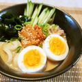 アイリッシュショコラ's cooksnap of when they made 韓国風＊豆乳とキムチの冷やしうどん♪.