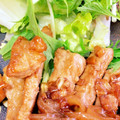 良い石ちゃん's cooksnap of when they made お肉柔らか☆豚ロースの照り焼き♥簡単☆.