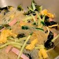 ぷーちゃん7's cooksnap of when they made 春雨サラダ.