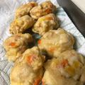 カナダちびママ's cooksnap of when they made 鶏胸肉とコーンのかき揚げ.