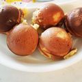アモアム's cooksnap of when they made 揚げないアメリカンドッグとおやつボール★.