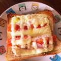 なーなちゃん's cooksnap of when they made ハニーマスタード☆カプレーゼトースト★.